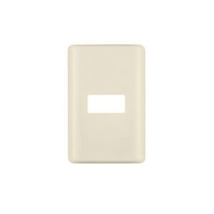PPSE-BI.jpg Placa 1 módulo marfil línea Volteck Basic 27231