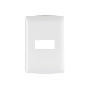 PPSE-IB.jpg Placa 1 módulo de ABS línea Italiana color blanco Volteck 48134