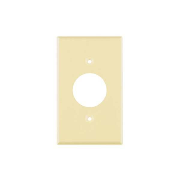 Placa de ABS para contacto redondo Standard marfil 46412