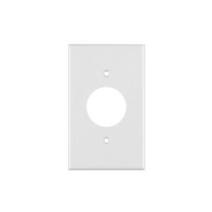 Placa de ABS para contacto redondo Standard blanco 47725