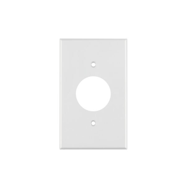 Placa de ABS para contacto redondo Standard blanco 47725
