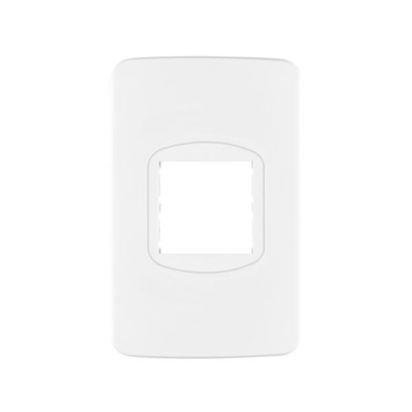 Placa de 1 ventana 1.5 módulos línea Toledo Basic 29042