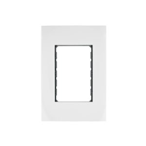 PPTR-OB.jpg Placa 3 módulos de ABS línea Oslo color blanco Volteck 48305