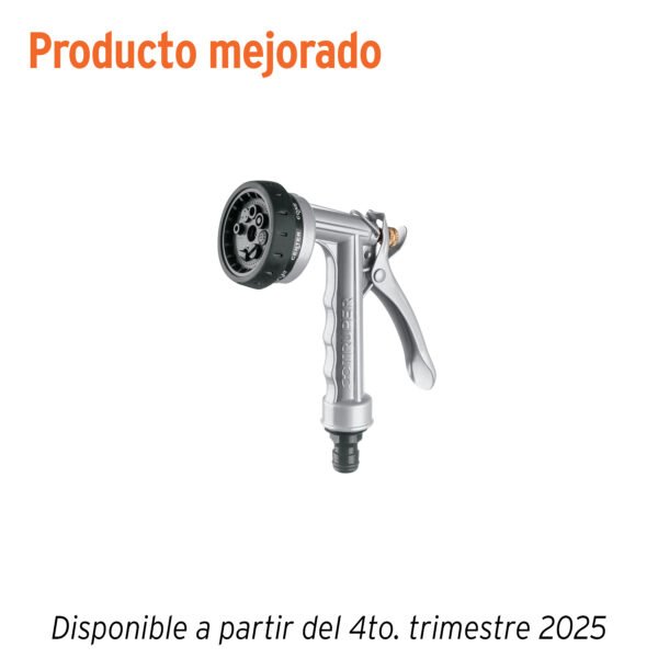 Pistola para riego de 8 funciones metálica Truper 17481
