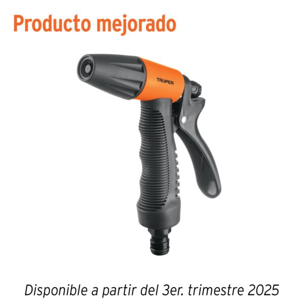Pistola para riego de 2 funciones plástica con recubrimiento 18480