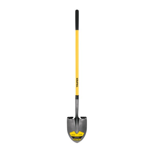 Pala redonda Tru Pro mango largo de fibra de vidrio 48 17166