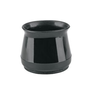 Caja con 24 protectores para patas de silla negro 49847