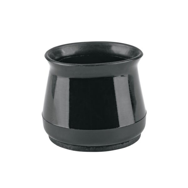 Caja con 24 protectores para patas de silla negro 49847