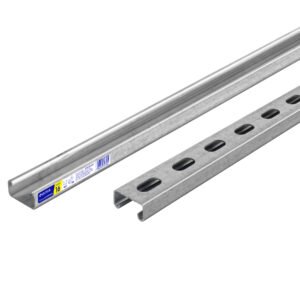 Perfil monocanal perforado de 3 m 4 x 2 cm cal. 16 VOLTECK 47761