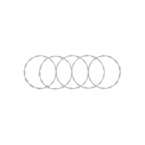 Rollo concertina máxima seguridad 45cm diámetro x 8m FIERO 44921