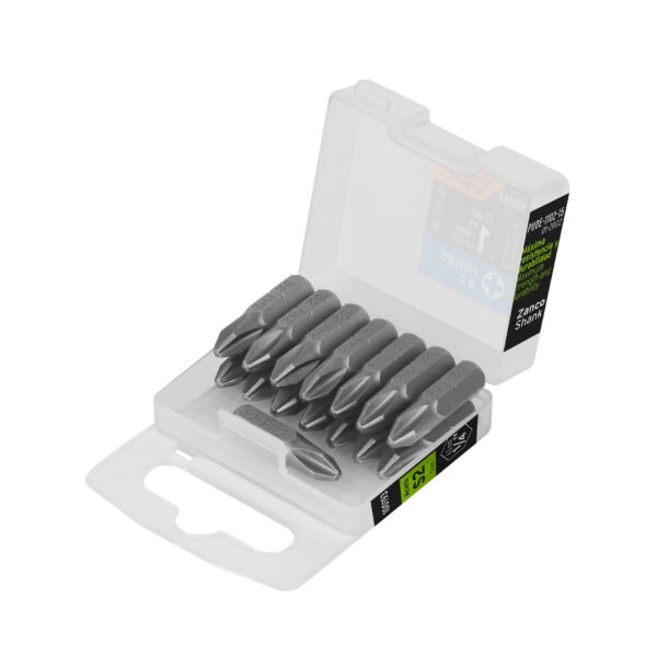 Estuche con 15 puntas de cruz PH2 largo 1 Truper Expert 100193
