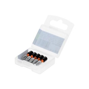 Estuche con 5 puntas de cruz PH2 de impacto largo 1 103022