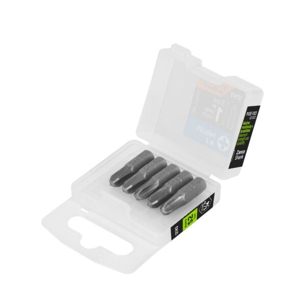Estuche con 5 puntas de cruz PH3 largo 1 Truper Expert 12143