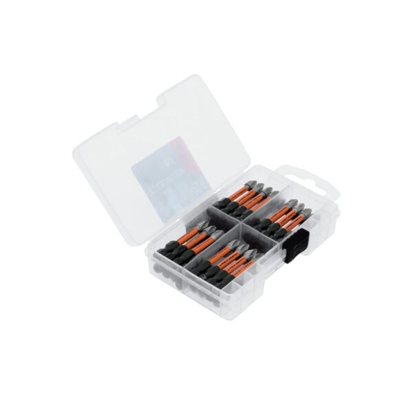 Estuche con 50 puntas de cruz PH2 de impacto largo 2 103025