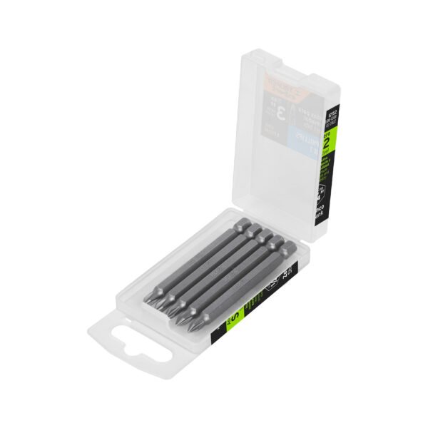 Estuche con 5 puntas de cruz PH1 largo 3 Truper Expert 12152