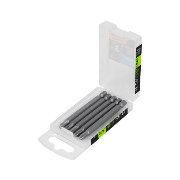 Estuche con 5 puntas de cruz PH3 largo 3 Truper Expert 12155