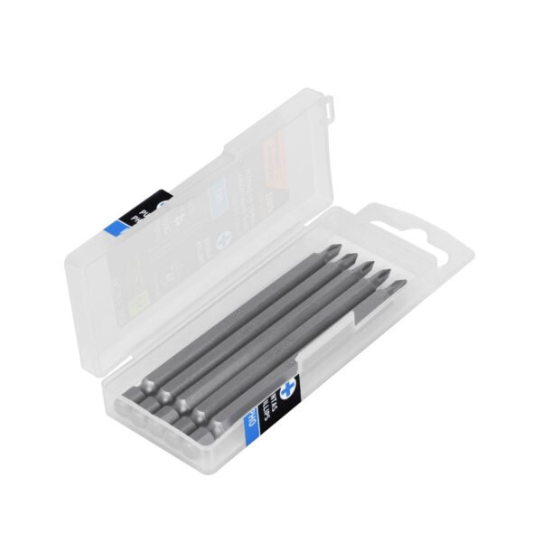 Estuche con 5 puntas de cruz PH0 largo 4 Truper Expert 101823