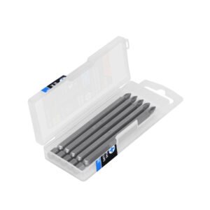 PUDE-1401.jpg Estuche con 5 puntas de cruz PH1 largo 4 Truper Expert 101824