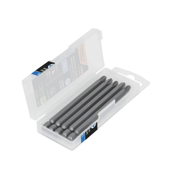 Estuche con 5 puntas de cruz PH3 largo 4 Truper Expert 101813
