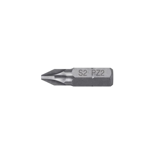 Estuche con 5 puntas pozidriv PZ2 largo 1 Truper Expert 12158