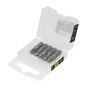 PUDE-2103.jpg Estuche con 5 puntas pozidriv PZ3 largo 1 Truper Expert 12159