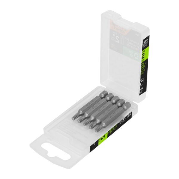 Estuche con 5 puntas torx T20 largo 2 Truper Expert 12216