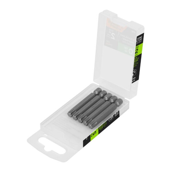 Estuche con 5 puntas torx T40 largo 2 Truper Expert 12262