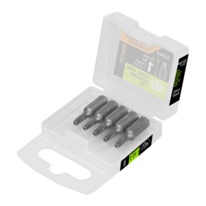 PUDE-6115.jpg Estuche con 5 puntas torx T15 con seguro largo 1 Expert 12264