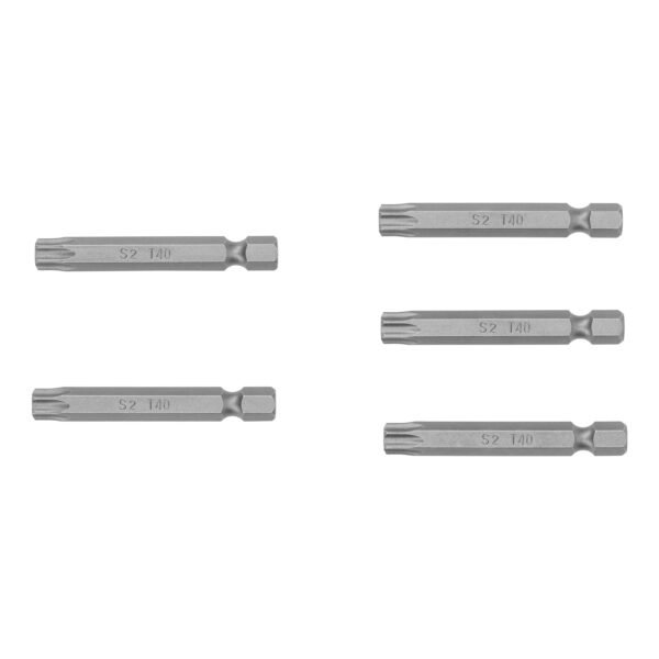 Estuche con 5 puntas torx T40 con seguro largo 2 Expert 12485