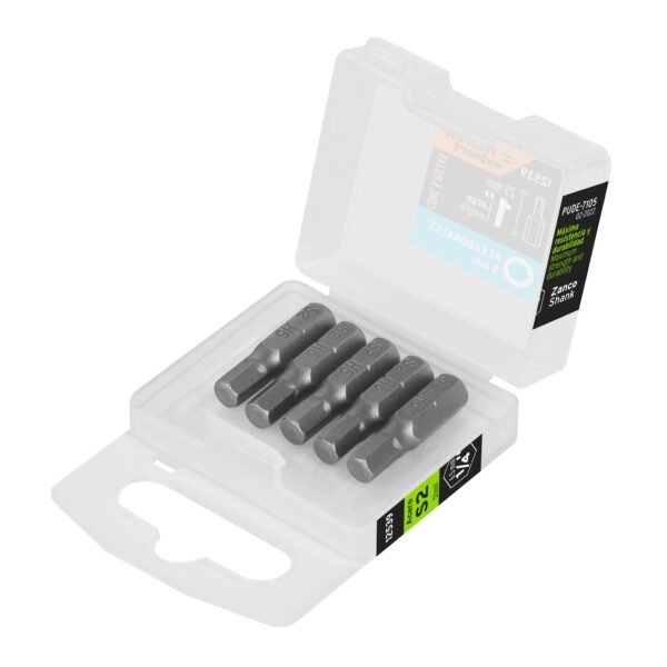 Estuche con 5 puntas hexagonales de 5 mm largo 1 Expert 12539