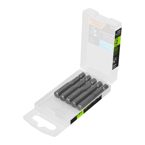 Estuche con 5 puntas hexagonales de 8 mm largo 2 Expert 12705