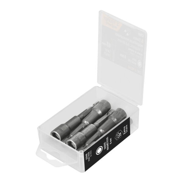 Estuche con 5 dados magnÃ©ticos de 8 mm largo 2-1/2 Expert 12948