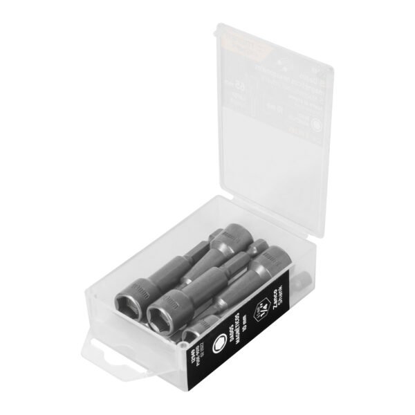 Estuche con 5 dados magnÃ©ticos de 10 mm largo 2-1/2 Expert 12949