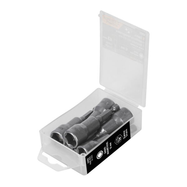 Estuche con 5 dados magnÃ©ticos de 12 mm largo 2-1/2 Expert 12955