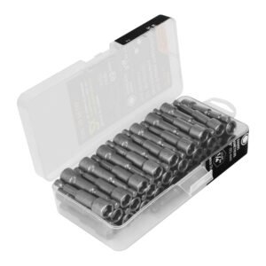 PUDE-9027-50.jpg Estuche con 50 dados magnéticos de 3/8 largo 2-1/2 Expert 102613