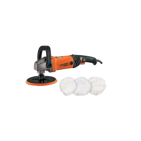 Pulidora velocidad variable 7 1200W TRUPER PRO 16626