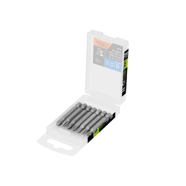 Estuche con 7 puntas de cruz combinadas largo 2 Expert 100504