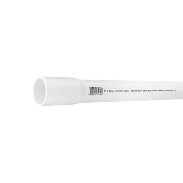Tubo de 2 PVC hidráulico cédula 40 3m 3.1kg FOSET 45522