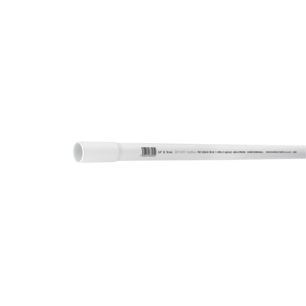Tubo de 3/4 PVC hidráulico RD 26 3m 0.5kg FOSET 40082