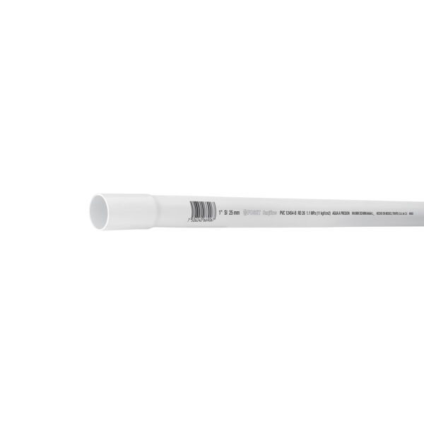 Tubo de 1 PVC hidráulico RD 26 3m 0.6kg FOSET 40083
