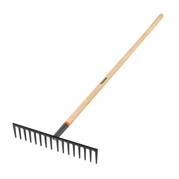 Rastrillo recto reforzado 16 dientes mango de 60 Truper 17888