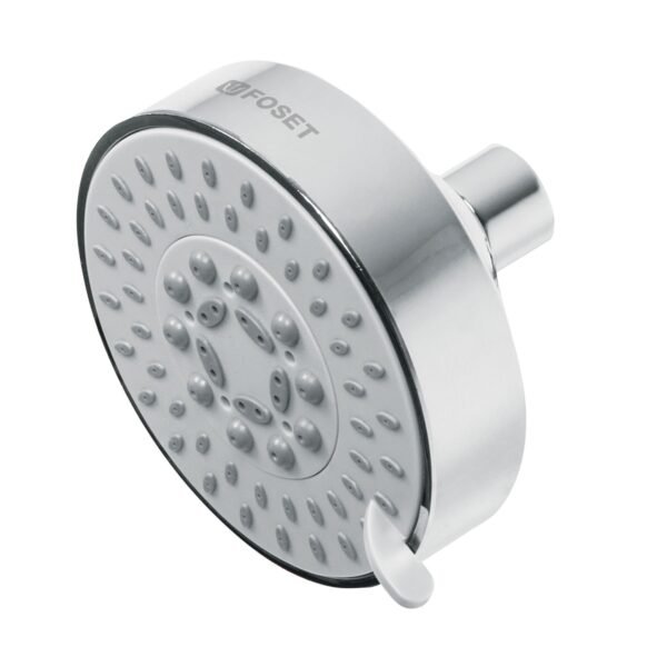 Regadera cromo 4con 5 funciones sin brazo Foset Element 45169