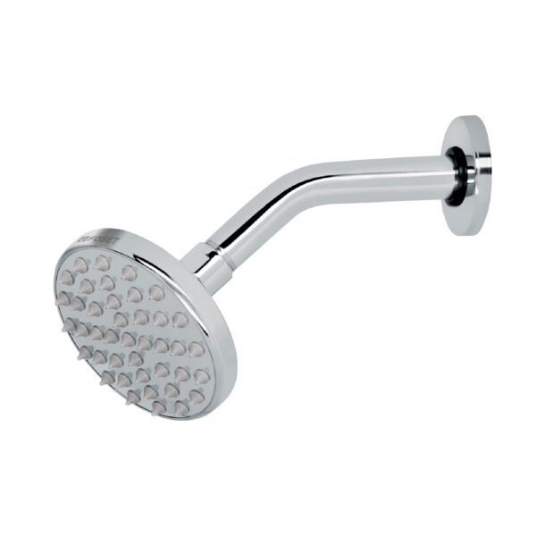 Regadera cromo 4 plato redondo con brazo Foset Element 49575