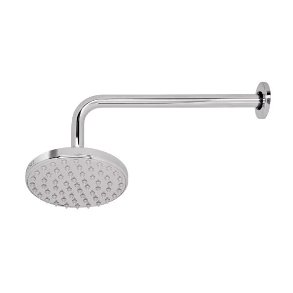 Regadera cromo 6 plato redondo con brazo Foset Element 49576
