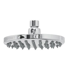 R-206S.jpg Regadera cromo 6 plato redondo sin brazo Foset Element 49582