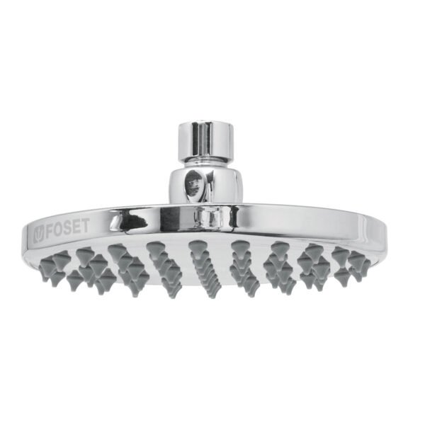 Regadera cromo 6 plato redondo sin brazo Foset Element 49582