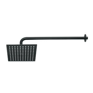 R-308M.jpg Regadera plato cuadrado 8 con brazo negro FOSET RIVIERA 44826