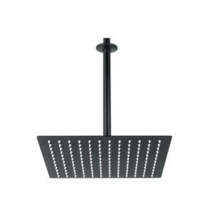 R-312M.jpg Regadera plato cuadrado 12 con brazo negro FOSET RIVIERA 44821