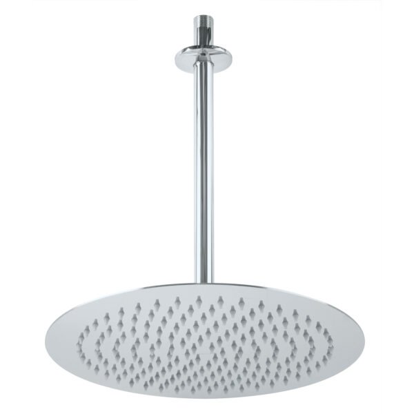 Regadera plato redondo 12 con brazo cromo FOSET RIVIERA 45079
