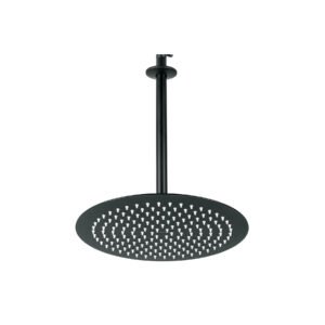 R-313M.jpg Regadera plato redondo 12 con brazo negro FOSET RIVIERA 44822